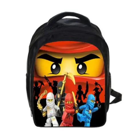 Lego Backpacks Gifts for Boys Girls Kids Cartoon Movie Lego Ninjago Pattern School Bag with Pencile Case Mochila Para Ninos