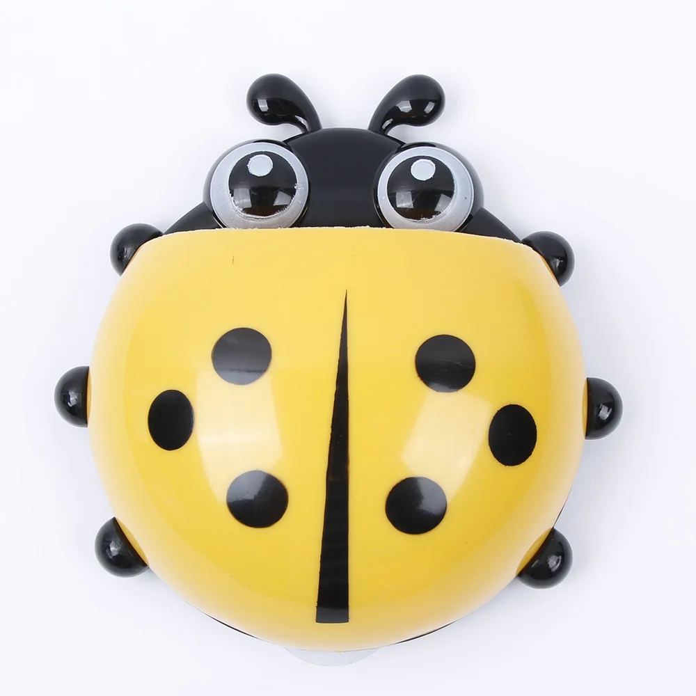 Настенный пластиковый держатель для зубной пасты|ladybird|ladybird toothbrush holderladybird ladybug |