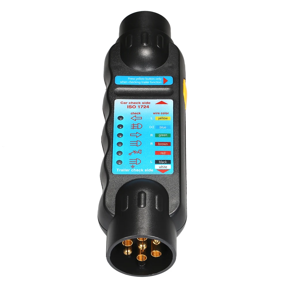 7 Pin Towing Trailer Light Tester Horsebox Caravan Car Truck Vehicle