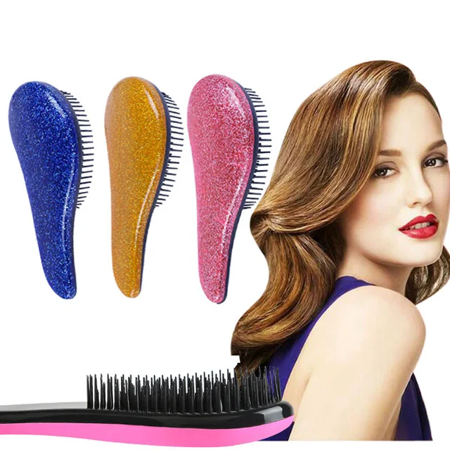 

1pcs Hair Brush Magic Detangling Handle Hair Comb Anti-Static Comb Salon Styling Tamer Tool for Women Massager Detangle Brush