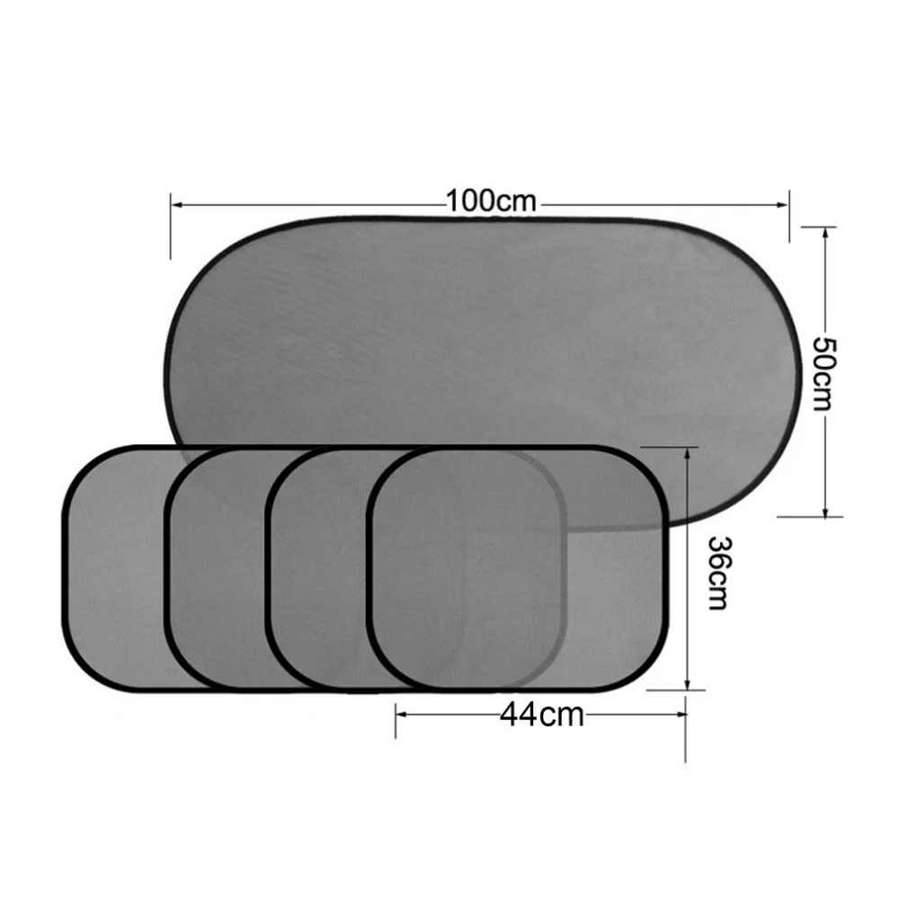 5 шт./компл. Автомобильная Солнцезащитная шторка сетка авто солнцезащитный козырек занавес с присоской Передняя Задняя боковая занавеска автостайлинг Чехлы солнцезащитный козырек