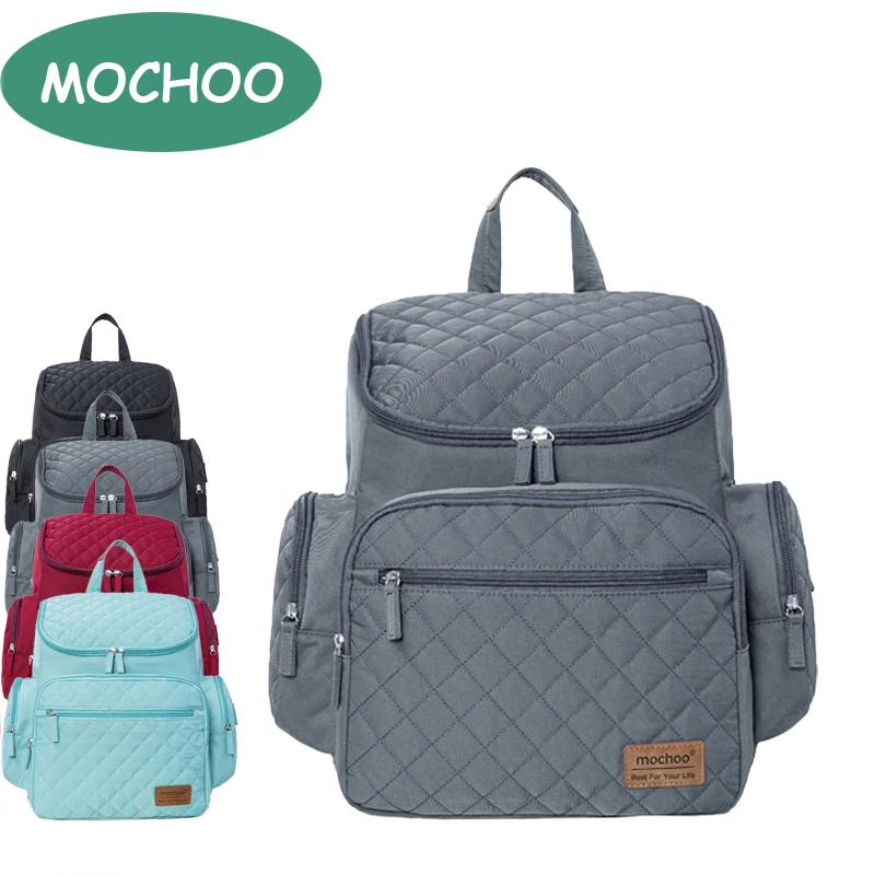 MOCHOO Brand Designer Fashion Mummy Maternity Nappy Bag Large Capacity Baby Diaper Bag Travel ...