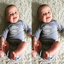 2017 Newborn Baby Infant Boys Girls Long Sleeve Bodysuit Jumpsuit Clothes