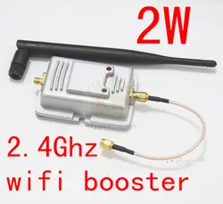 Wi Fi booster Вт 2,4 ГГц 2 Вт 33dBm ретранслятор 2.4g wifi беспроводной усилители домашние г 2,4 г сигнала ретранслятор