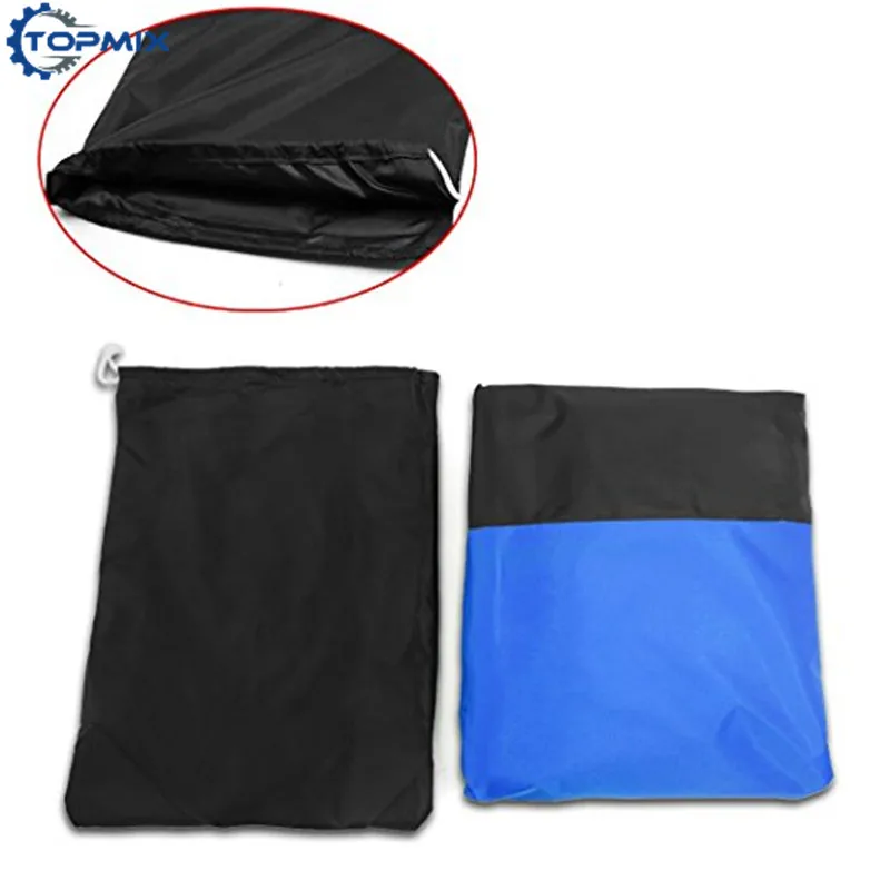 Motorcycle cover black&blue 2