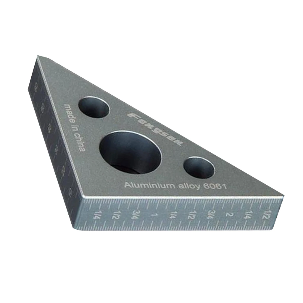 90 Degree Precision Woodworking Tools Positioning Squares Triangle 0-68mm