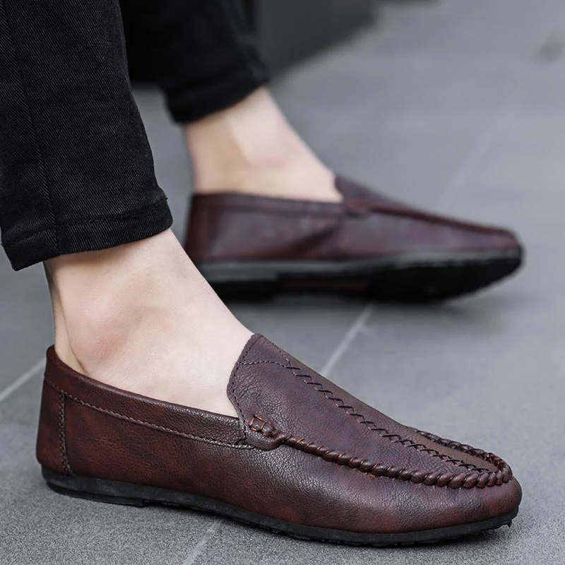 simple leather shoes