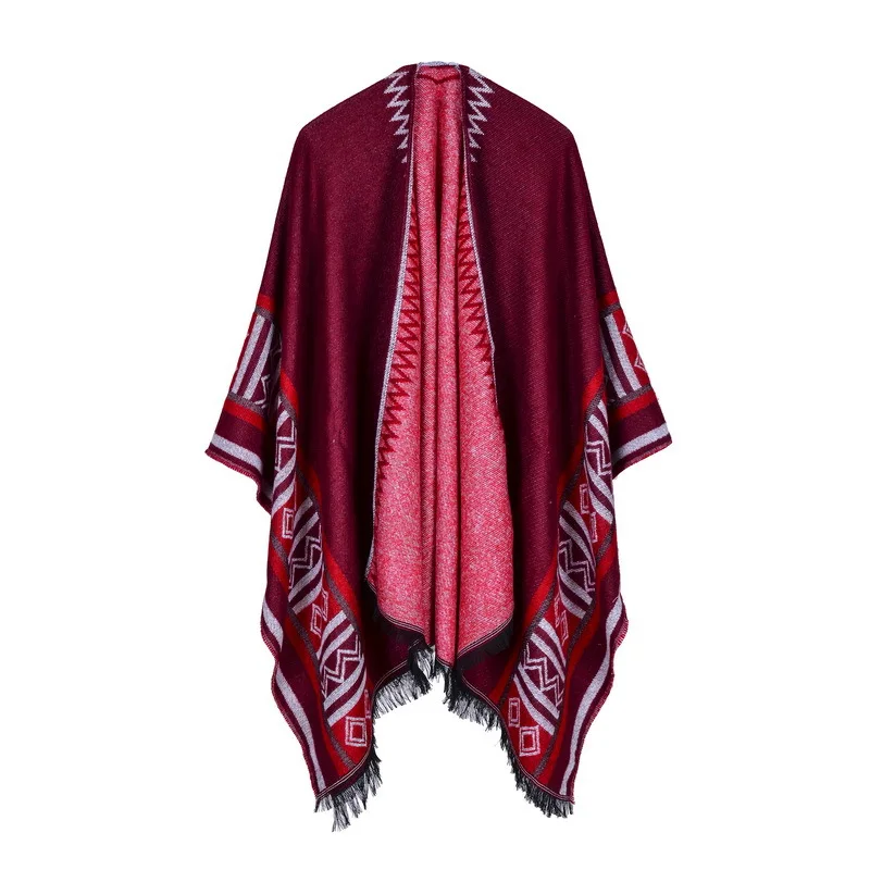 Fashion Winter Poncho Scarf - 6 Colors