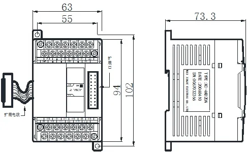 XINJE XC-E16YR, XC-E16YT модуль расширения ввода/вывода серии XC PLC, есть, быстрая