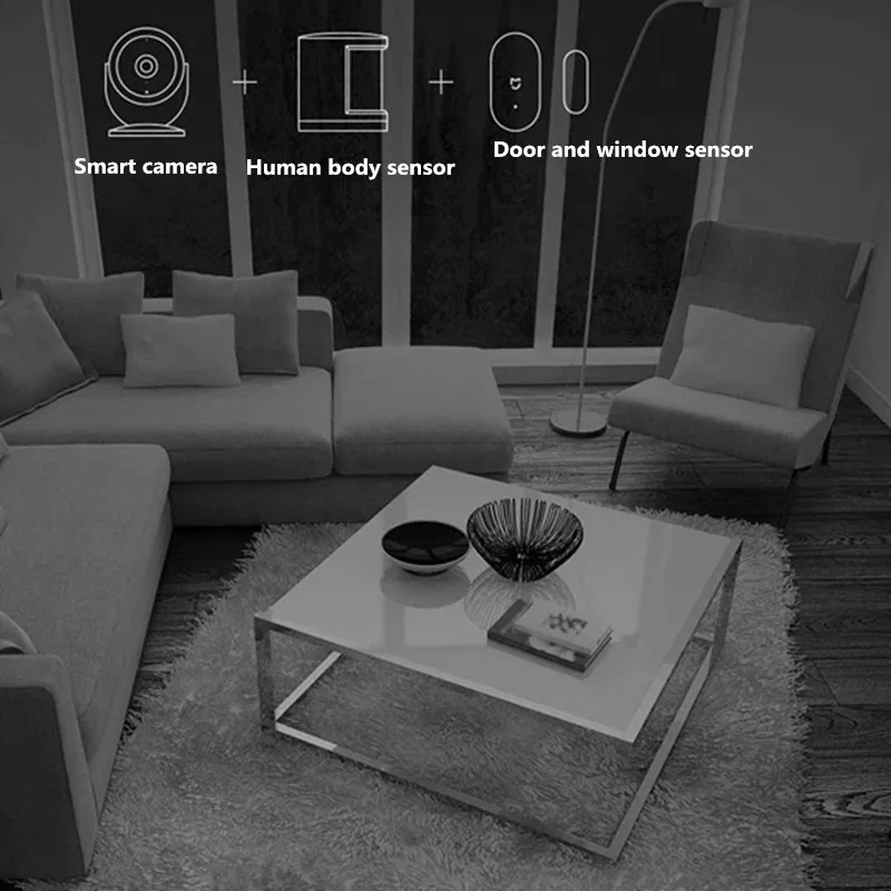 Xiaomi HD Aqara Wi Fi Шлюз версия 1080P Smart камера беспроводной IP ночное видение широкий вид