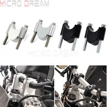 Руль мотоцикла с ЧПУ Riser Kit 7/" или 1 1/8" Универсальный зажимы для пазовой фрезы 28/22 мм для BMW Suzuki Honda Yamaha ATV Скутер 30 мм подъем