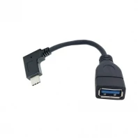 

10pcs/lot 90 Degree Right Angled USB-C USB 3.1 Type C Male to A Female OTG Data Cable for Macbook Tablet Mobile Phone
