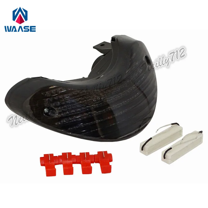  waase For Suzuki SV650 1999 2000 2001 2002 2003 E-Mark Rear Tail Light Brake Turn Signals Integrate - 32664464456