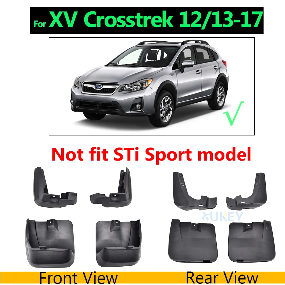 OE Styled Брызговики для Subaru Forester SH SJ SK Outback XV crosstrek Брызговики ограничители Брызговики стайлинга автомобилей - Цвет: For XV 13-17