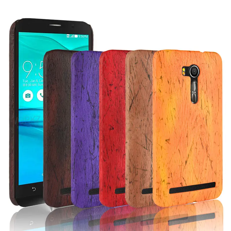 

For Asus Zenfone Go TV ZB551KL Case Wood Pattern Hard PC+PU Leather Back Cover Hard Case for Asus Zenfone Go TV ZB551KL 5.5