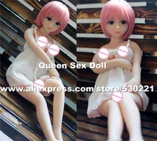 Top quality 65cm silicone real sex doll vagina real pussy, life size adult love doll, japanese anime sex dolls, sex toys for men