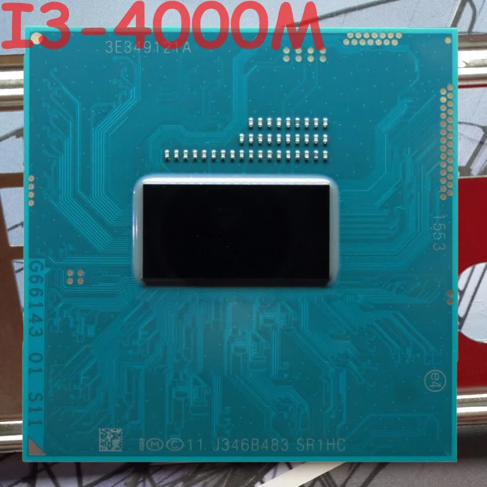 Процессор Intel Core I3-4000M SR1HC cpu I3 4000M процессор 2,4 ГГц 3 м двухъядерный для HM86 HM87 в течение 1 дня