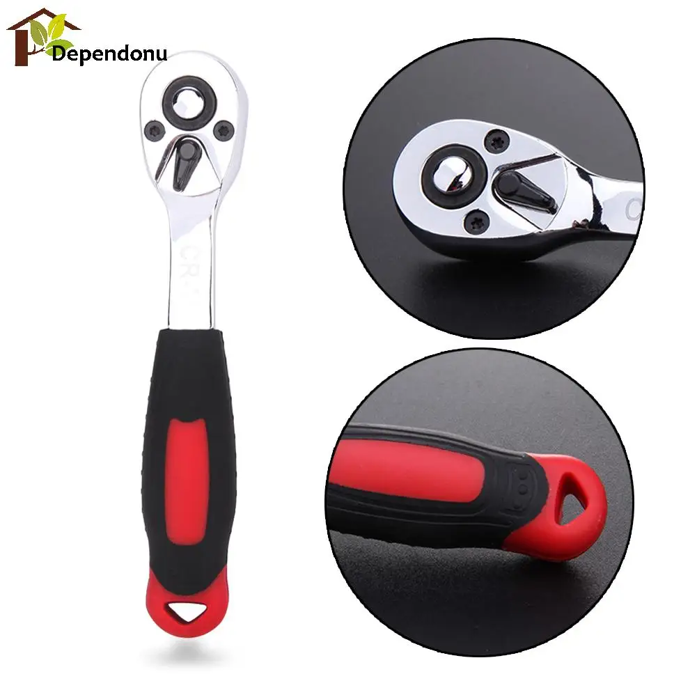 

1/4" High Ratchet Torque Wrench for Socket 72 Teeth Cr-V Quick Release Square Head Spanner Socket Universial Car Repair Tools