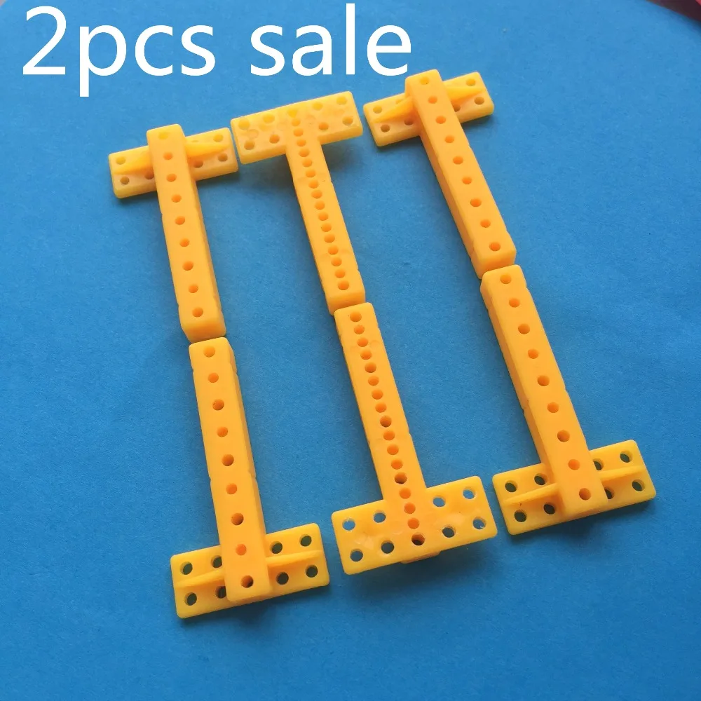 2pcs J377Y T-shaped Plastic Sheet Model Using Multi Holes Connecting Rod DIY Making Parts
