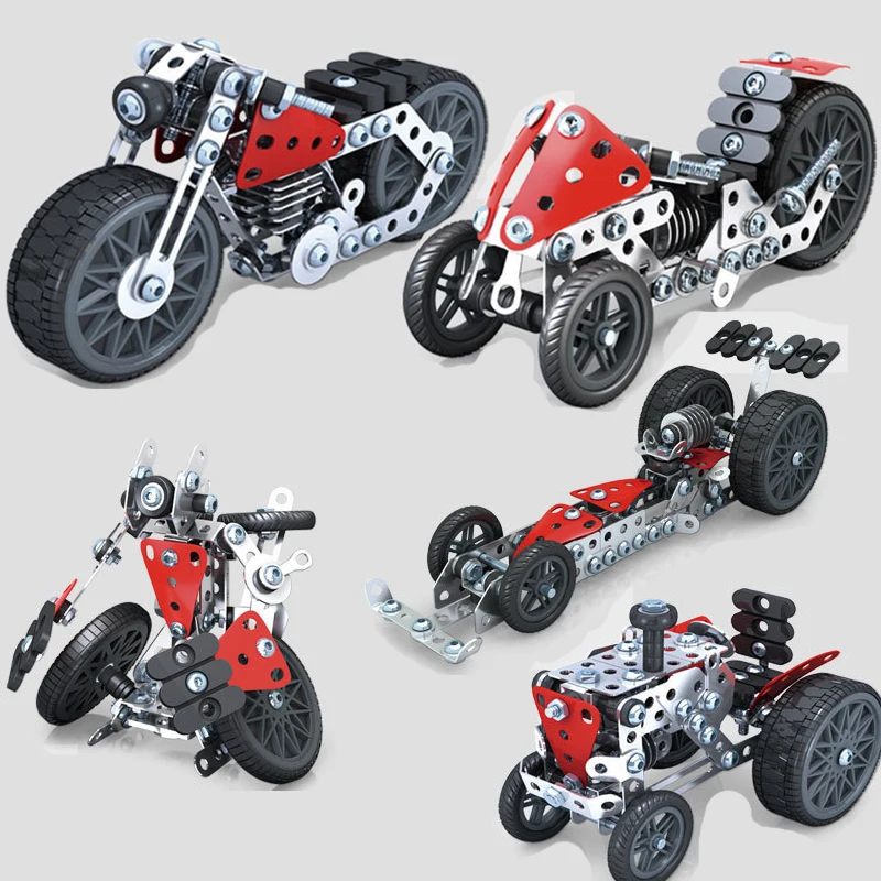 

5in1 3d metal puzzles model Game jigsaw Building Kids Puzzle Educational toy/baby toys for children/technology model/kids gift