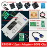 free shipping 100% origanil Newest RT809F LCD ISP programmer+ 10 adapters +sop8 IC test clip + 1.8V Adapter+TSSOP8/SSOP8 Adapter ► Photo 1/6