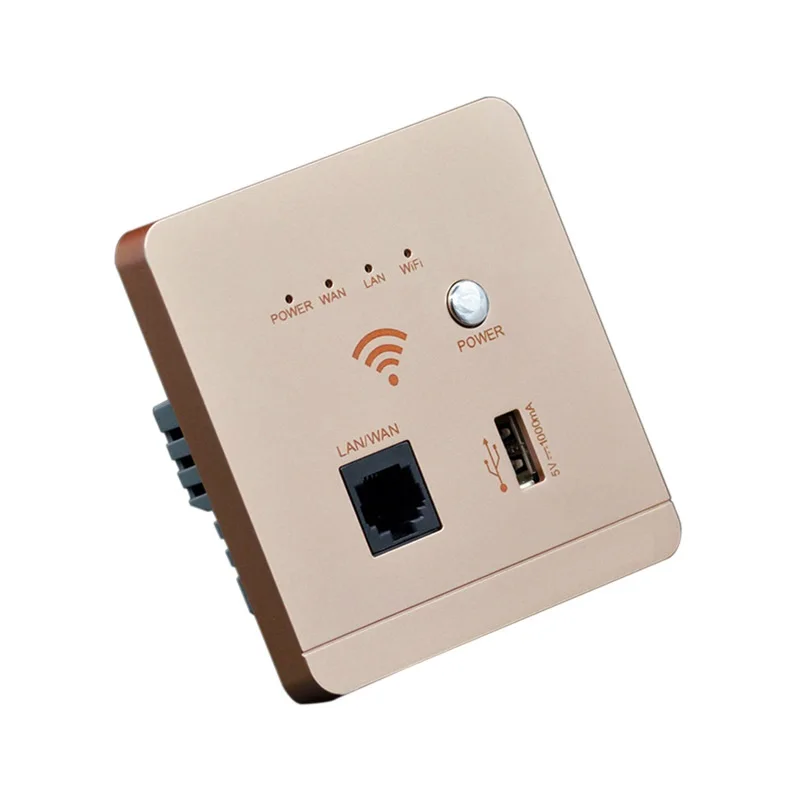 

USB Socket Panel Wireless Router 300M USB Socket Outlet Wall Smart Wireless Wifi Socket Panel Power Socket