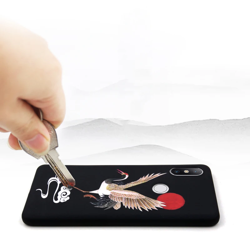 for Xiaomi Mi 9 9SE Redmi Note 7 Pro Case 3D Relief Matte Soft Back Cover LICOERS Official Case for Xiaomi Mi9 9 SE Funda Cases