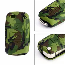 Чехол для ключей автомобиля VW POLO Golf 4 5 6 Passat B5 B6 Touran Bora Caddy Tiguan Jetta T5 Touareg Beetle Volkswagen Seat Skoda