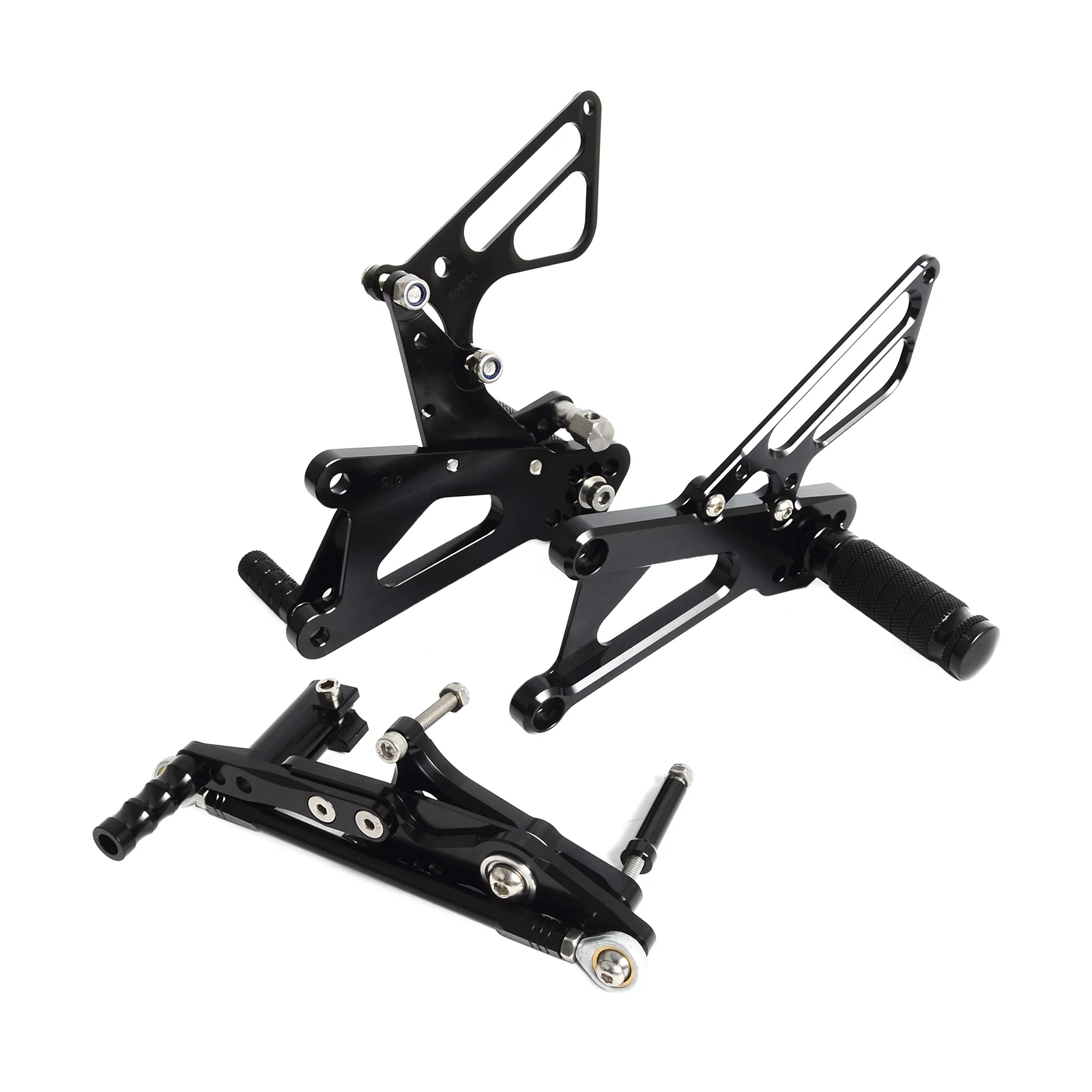 CNC Adjustable Rearset Footrest Foot Pegs Rear Sets For Triumph Daytona 675 2006 2007 2008 2009