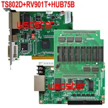 Carte contrôleur d'écran LED polychrome TS802D + RV901T + HUB75B, TS801 TS802 TS801D RV801 RV901 RV901T HUB75B