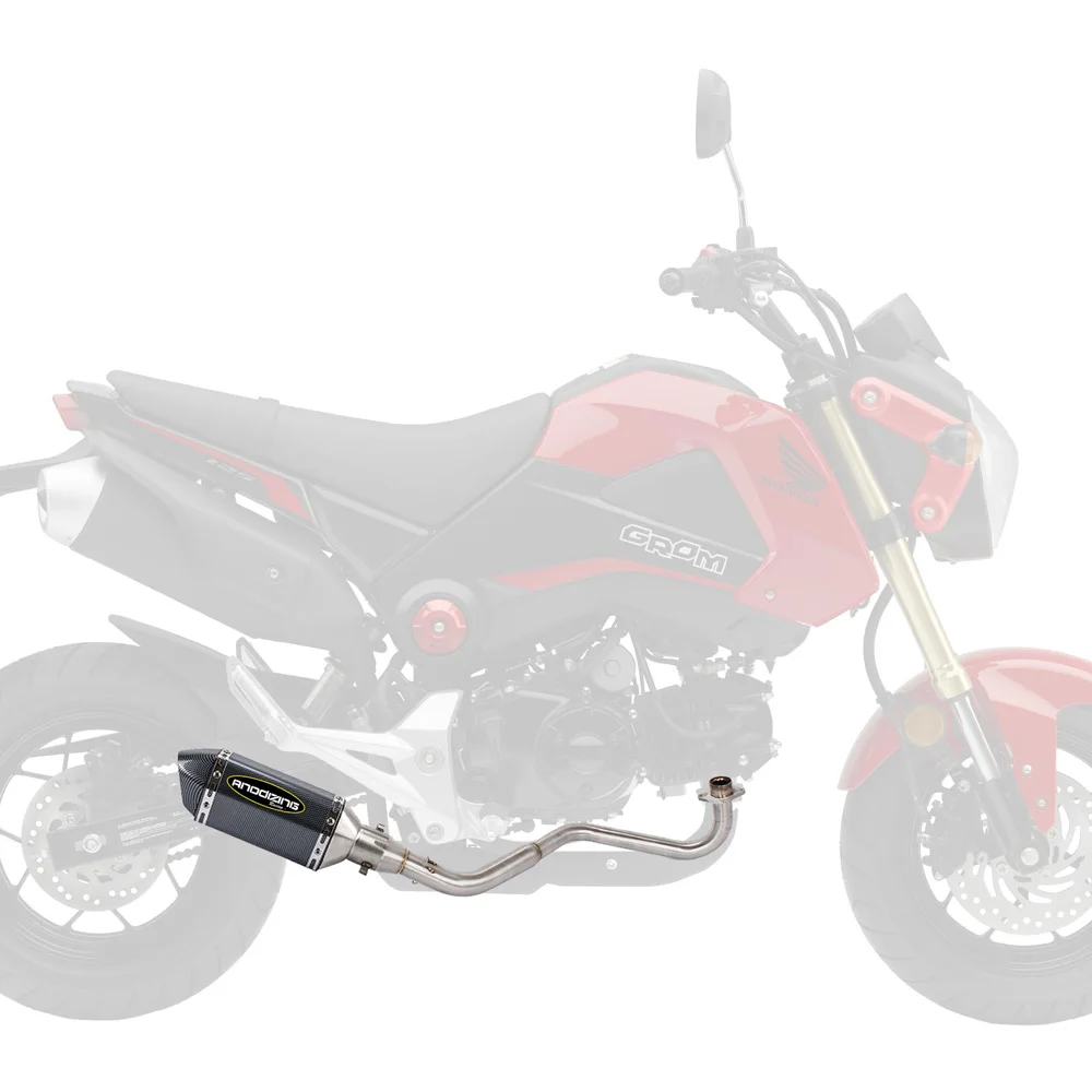 Для HONDA MSX125 MSX 125 2013- полная выхлопная система мотоциклетная глушитель Передняя Соединительная труба без шнуровки с DB Killer