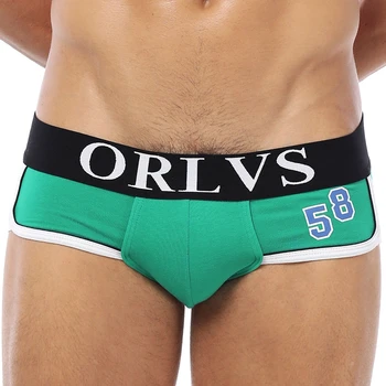 

ORLVS Brand Best Selling Sexy Underwear men Modal Briefs Men Sexy Men Ventilate Plus Size Men OR39