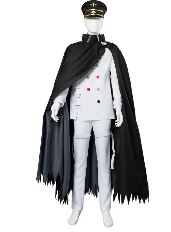 

Danganronpa V3: Killing Harmony Ouma kokichi Outfit Cosplay Costume Full Sets army gentleman uniform Outfit Custom