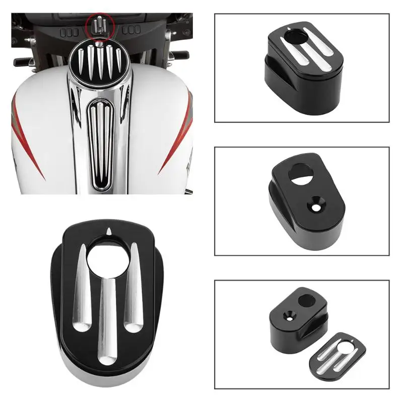 VODOOL Ignition Switch Cover for Harley Touring FLHX PLHT FLTR FLHTCUTG