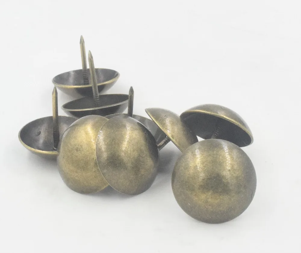 Bronze Iron Upholstery Nail Antique Jewelry Case Box Sofa Decorative