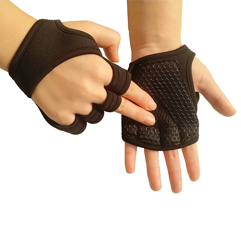 Gym Weightlifting Training Gloves Hand Palm Protect Fitness Gear Gymnastics Equipment Crossfit Gloves Body Building Gloves