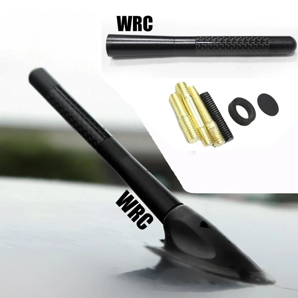 WRC Carbon Fiber Short Antenna Radio Antenna Car Decoration for Nissan