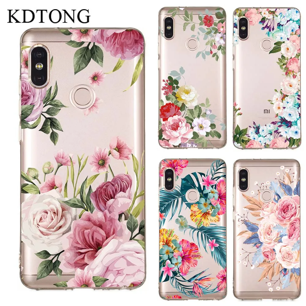 

KDTONG Case For Xiaomi Redmi Note 6 Pro Case Fashion Soft Silicone TPU Transparent Cover For Xiaomi Redmi Note 6 Case Cover Capa