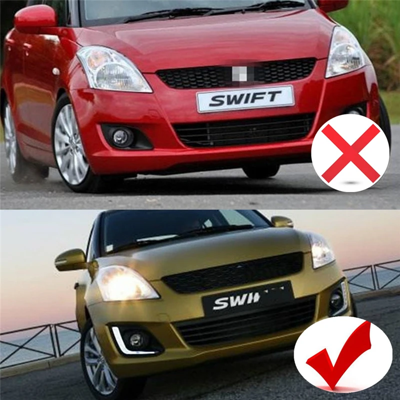 1 комплект, аксессуары для автомобиля, для Suzuki Swift-, DRL, для вождения, дневной ходовой светильник, DRL, автомобильная противотуманная фара, реле, Дневной светильник