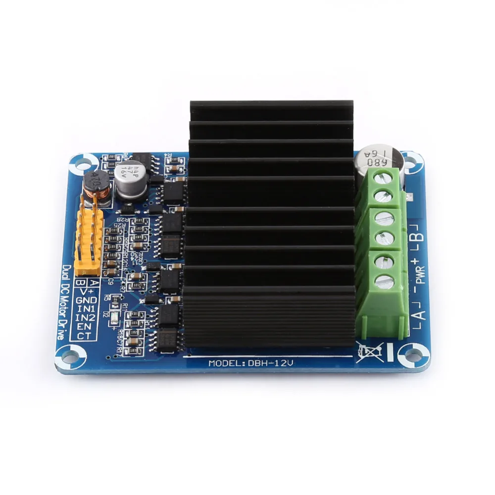 

DC5-12V 0A-30A Dual-channel H bridge Motor Driver Controller Board Module For Coreless DC Motors Car Robot Starter DIY Toy Kit