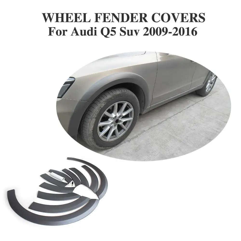 Grey Primer Wide Wheel Fender Flares Covers For Audi Q5 SUV 20092016