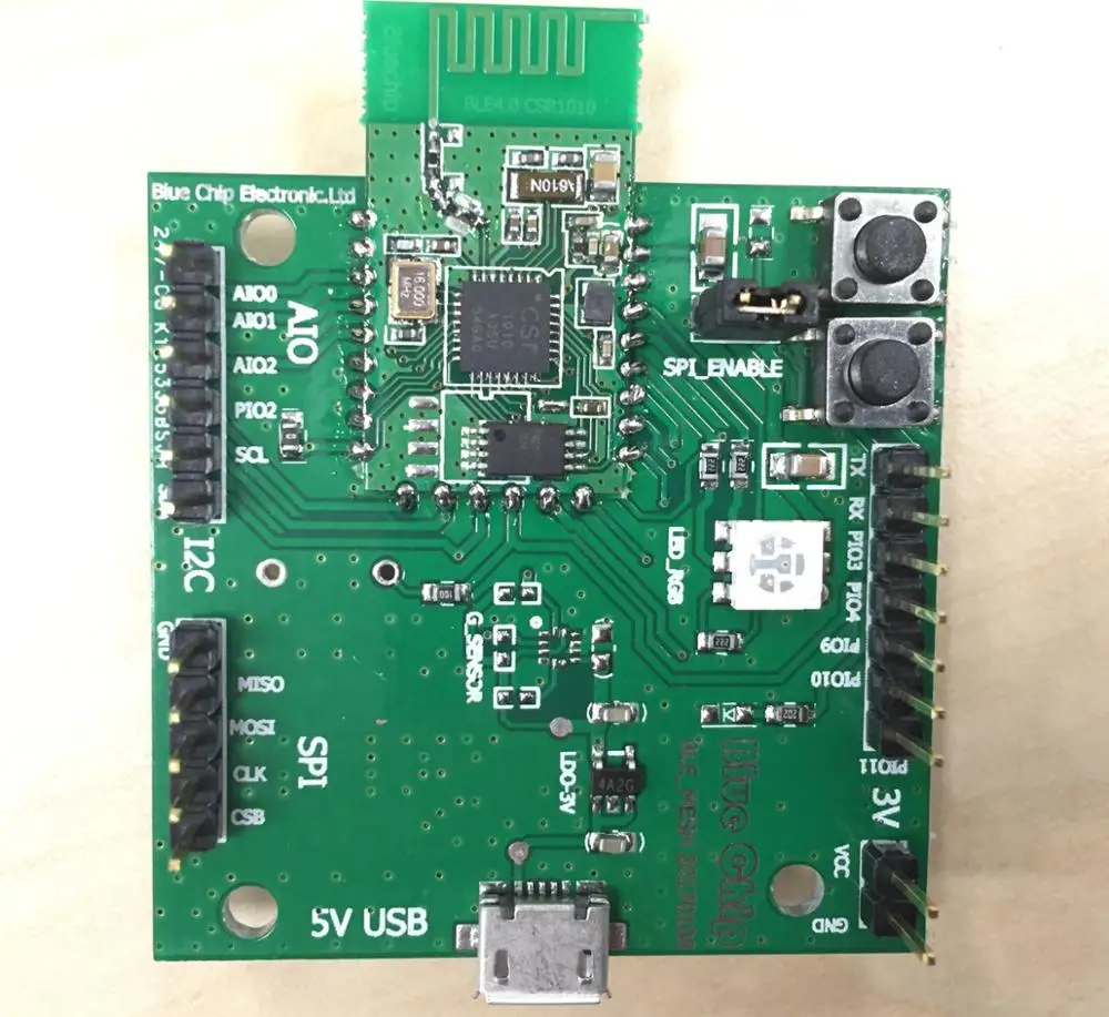 Макетная плата Bluetooth 4.0BLE CSR1010 поддерживает сетку/IOT/Общий велосипедный замок