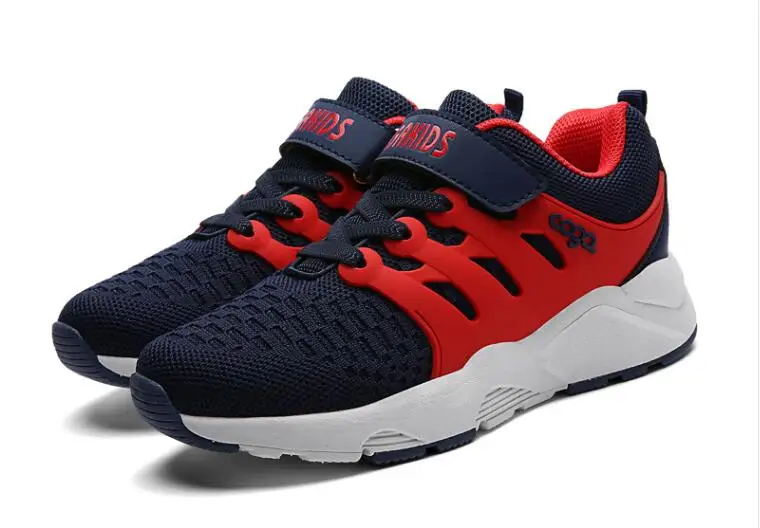 Children running shoes kids mesh breathable shock absorption non slip