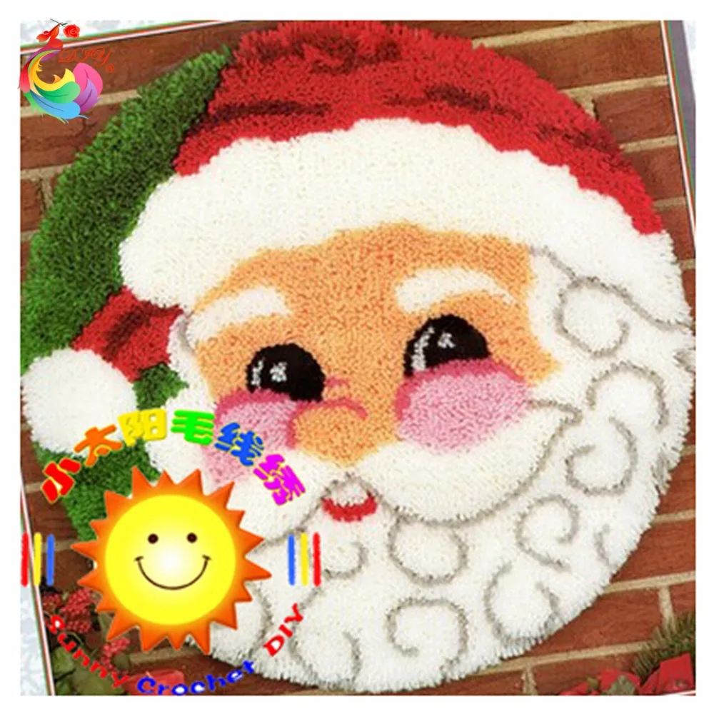 Us 1679 44 Di Scontodecorazioni Di Natale Fai Da Te Fermo Kit Tappeto Gancio Unfinished Uncinetto Arazzo Filato Ricamo Cuscino Fissato Per Il