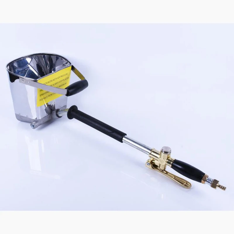 

Wall Pneumatic Portable Cement Mortar Spray Gun High Efficiency Gypsum Mortar Sprayer Coating Four Hole Spray Gun