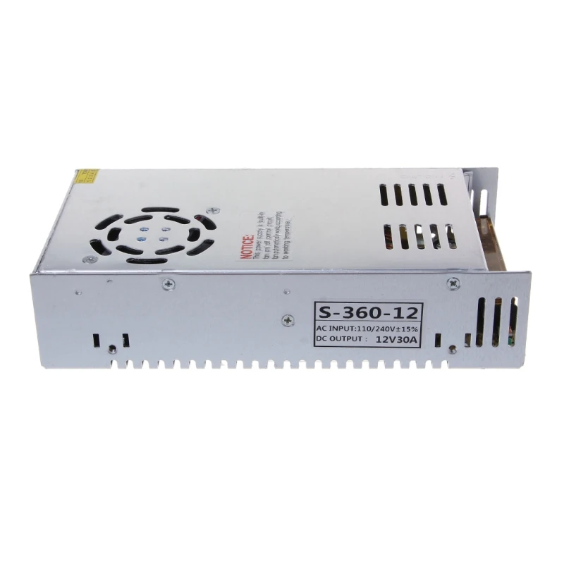 

2019 New 12V 30A 360W switching power supply adapter led strip light transformer 12v for 3d printer part