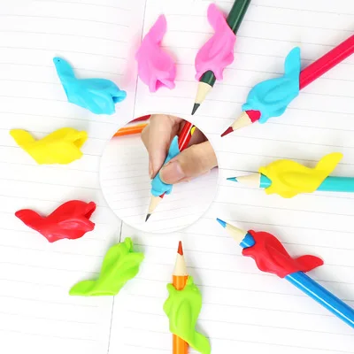 

Cobee 5Pcs/Set Pen Pencil Grip Holder Writing Posture Corrector Children Random Color