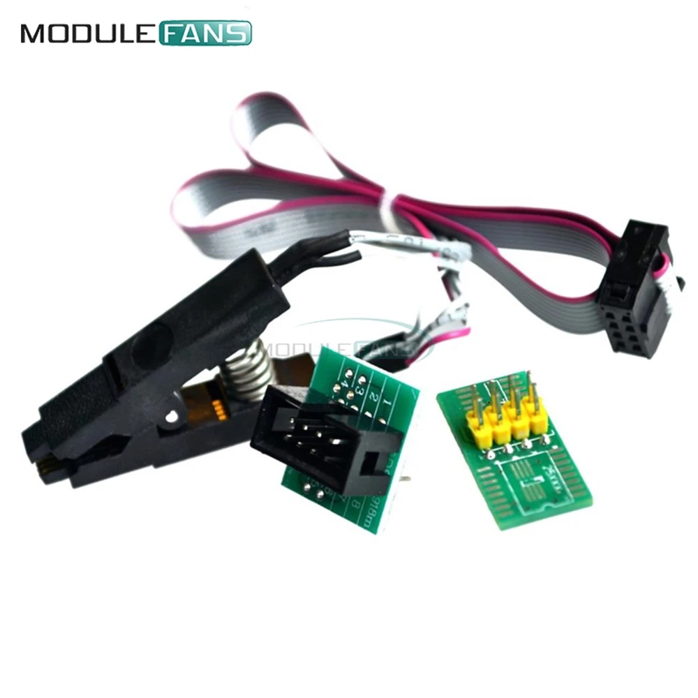 Плата модуля Flash Chip зажим для проверки ИС SOIC8 SOP8 BIOS/25/93 TL866CS TL866A EZP2010|Интегральные
