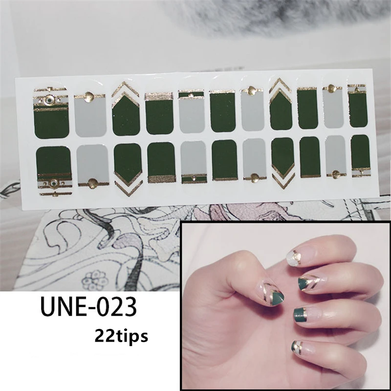 Etiqueta do Unha Fita de Tira de Metal Decoração do Unha Adesivos de Unhas Ouro Prata Listra Linhas 3d Multi-tamanho Adesivo Faça Você Mesmo 10 Pçs 14 listra linhas 3d fita de tira de