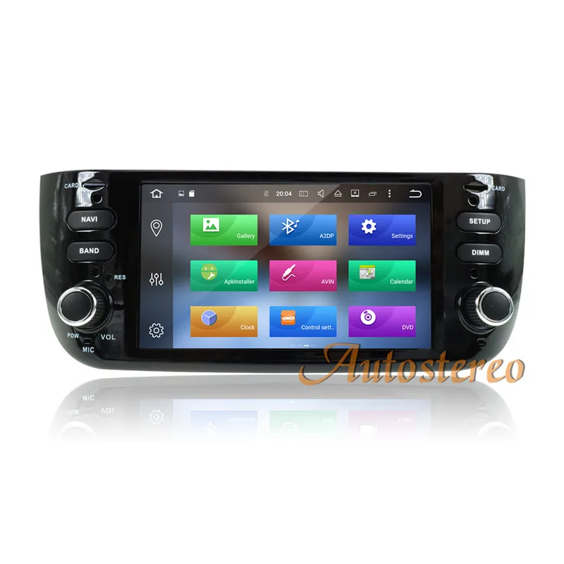 Cheap Car DVD player GPS navigation radio Stereo For Fiat Punto 2009-2015 Linea 2012+ UNIT auto video multimedia The newest Android9.0 8